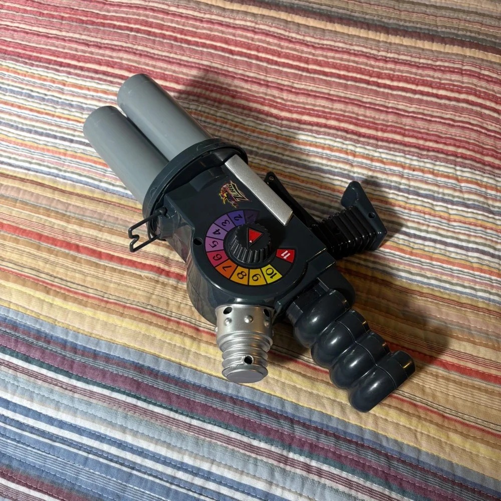 Disney Pixar Toy Story Zurg Ion Blaster Toy Triple Barrel Blaster Gray Silver